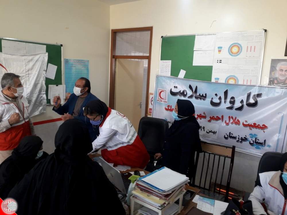 کاروان سلامت در باغملک خوزستان برپا شد